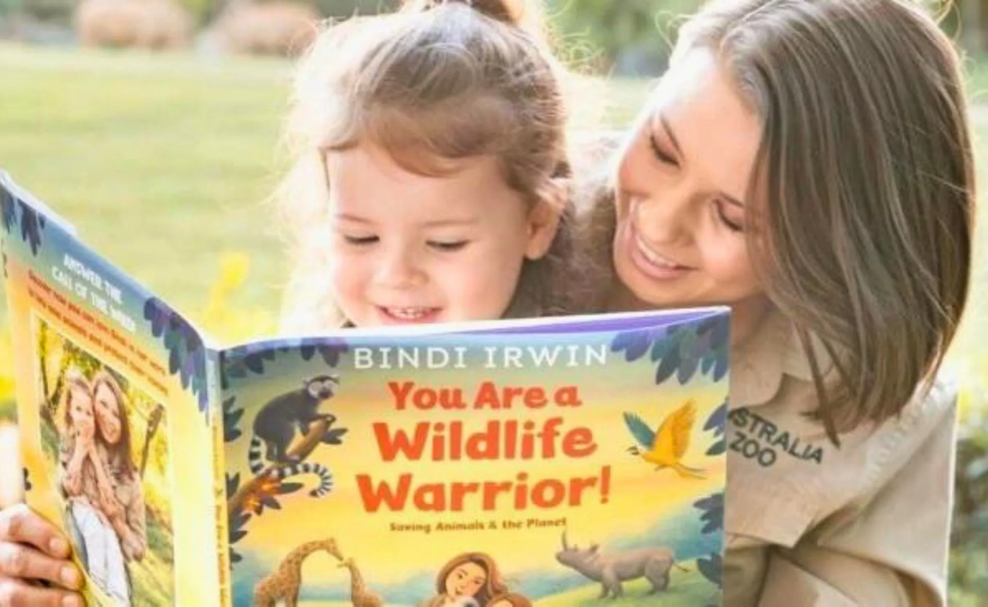 bindi irwin with daughter grace new book