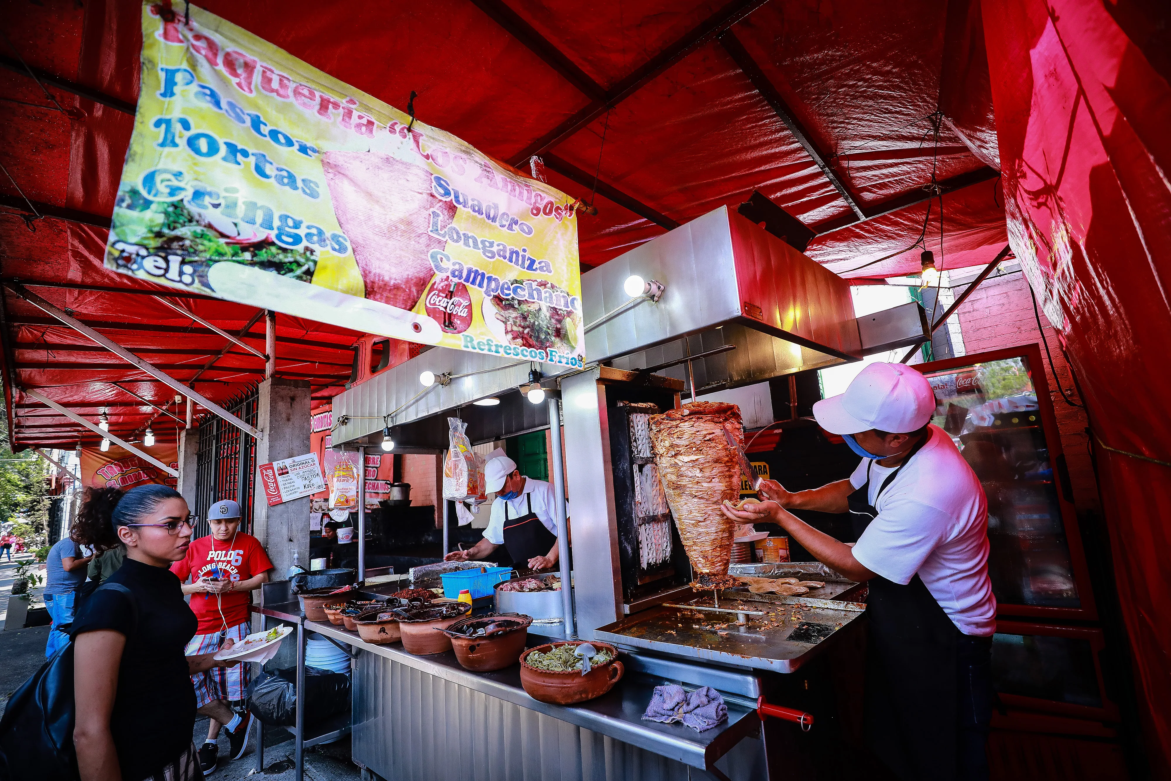taco stand mexico city