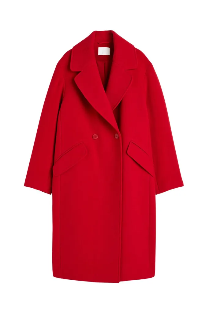 Image of H&M red coat