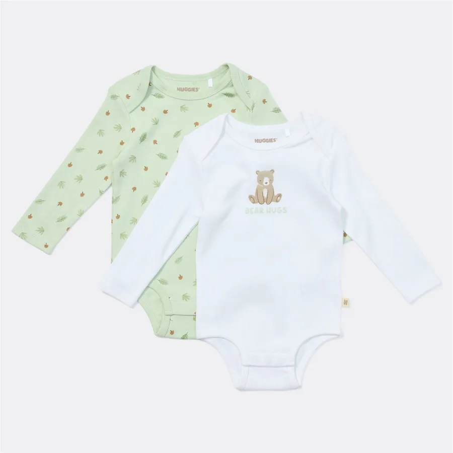 Photo of baby bodysuits from Huggies new Babywear collection