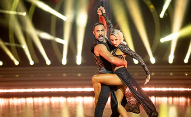 Adam Dovile dancing with partner