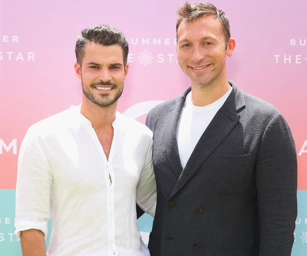 Ian Thorpe with his former partner Ryan Channing.