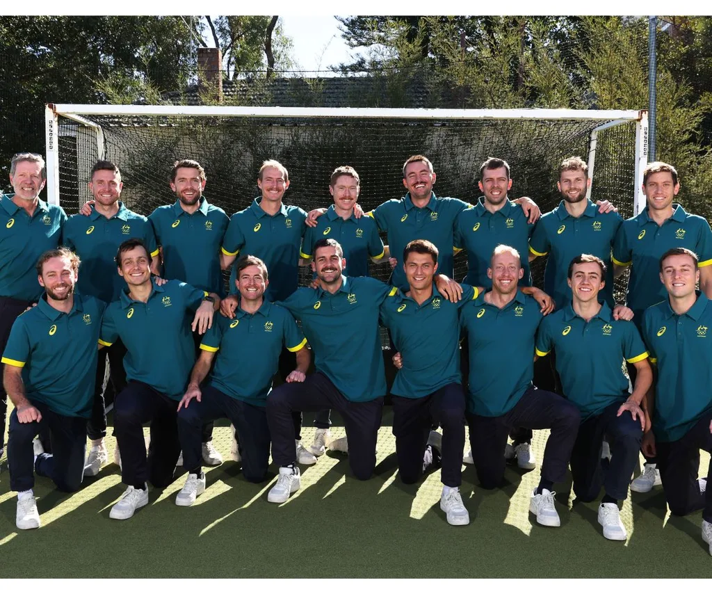 The Australian men's hockey team - the Kookaburras - competing at the Paris 2024 Olympic Games.