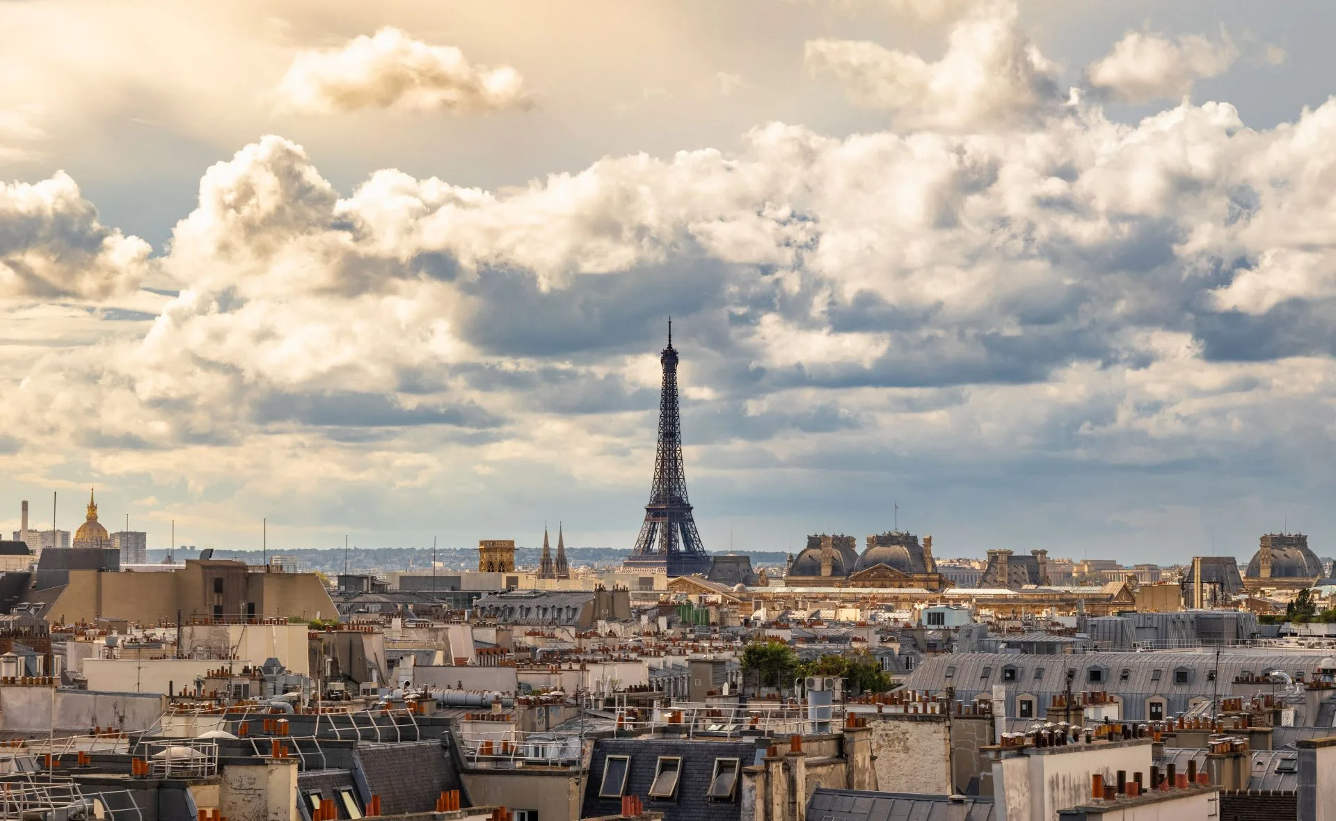 skyline view of paris