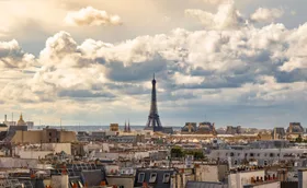 skyline view of paris