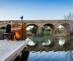 I played the piano in the Tasmanian sky