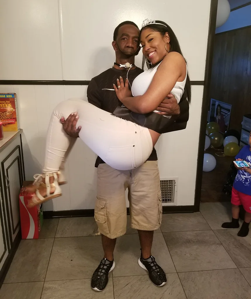 Joseph Williams and Vania celebrating her birthday in May 2020