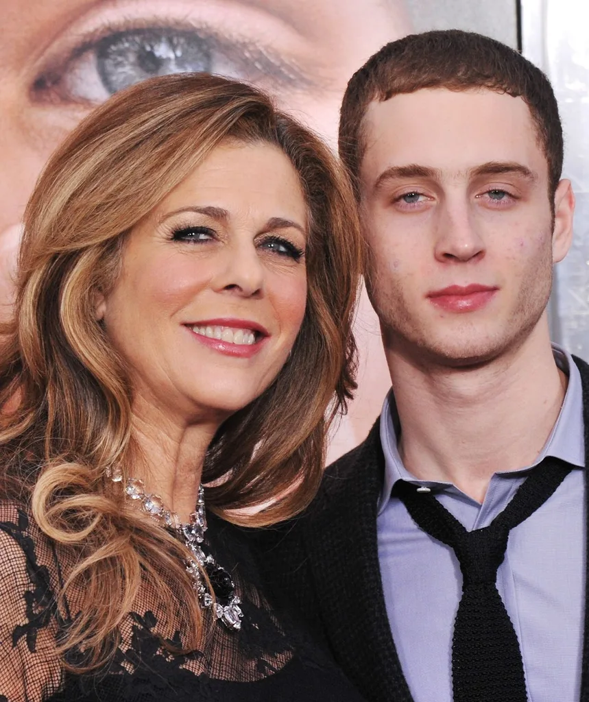 Rita Wilson and son Chet Hanks.