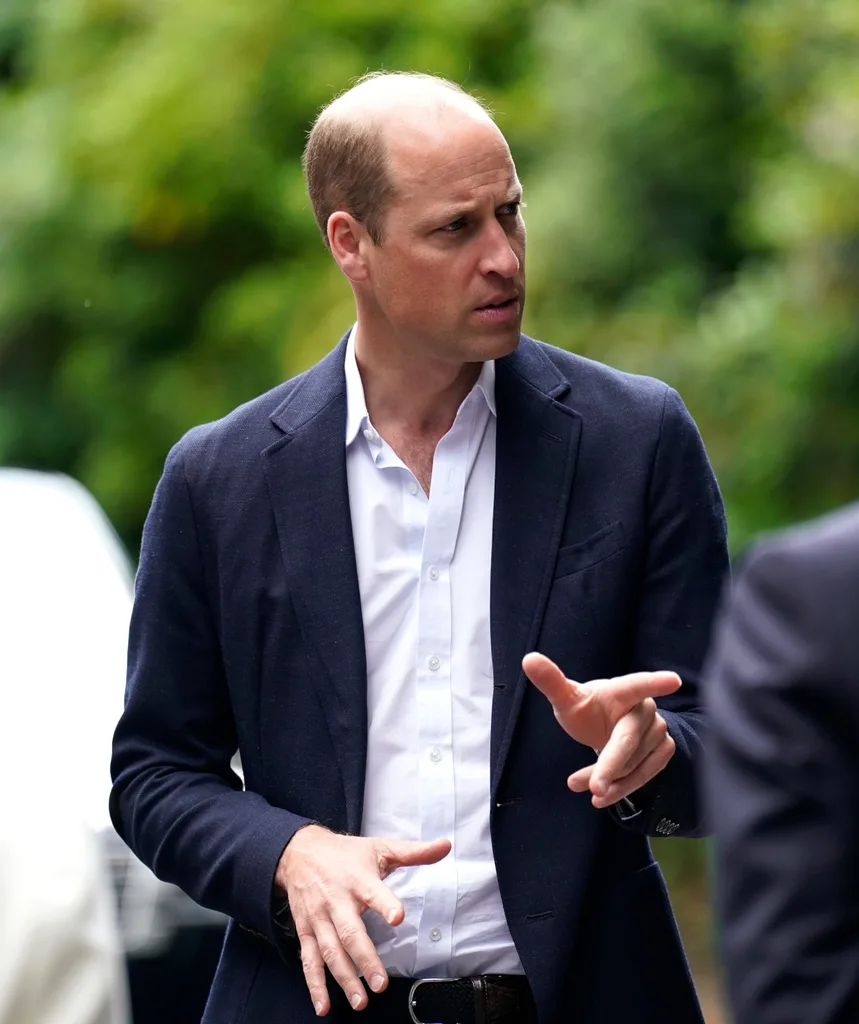 Prince William wearing a suit.