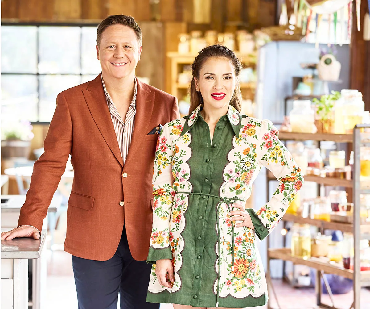 Darren Purchese and Rachel Khoo on The Great Australian Bake Off.