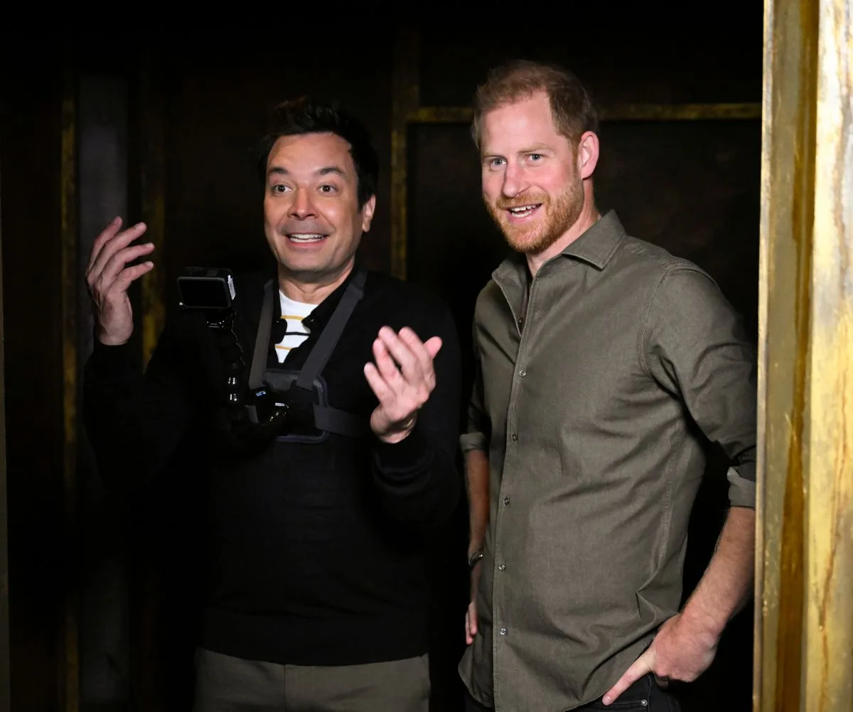 Prince Harry and Jimmy Fallon.