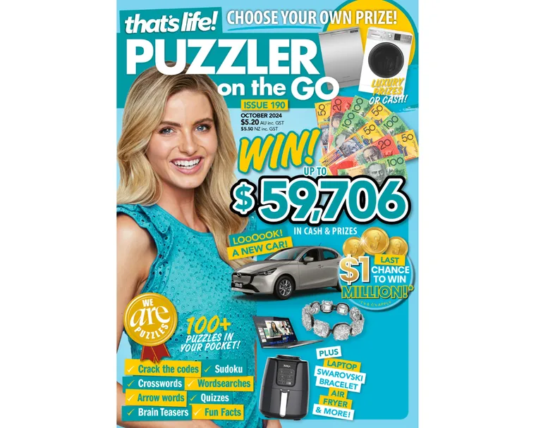 that’s life! Puzzler On The Go Issue 190