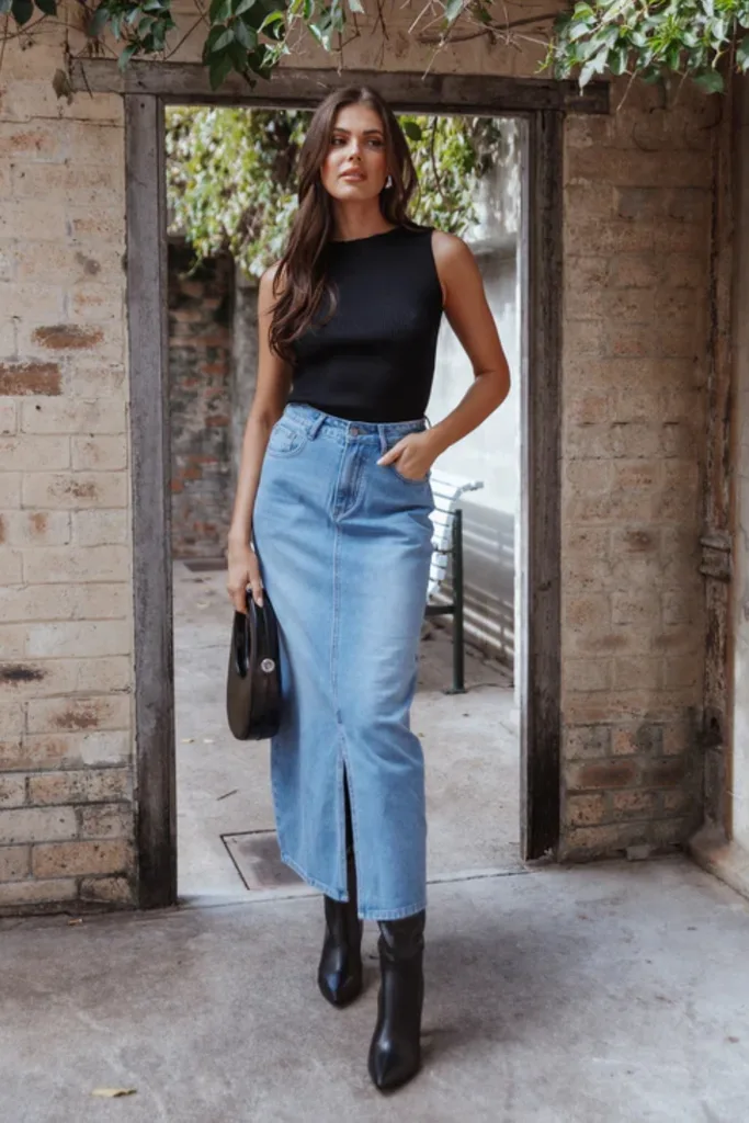 denim-midi-skirt