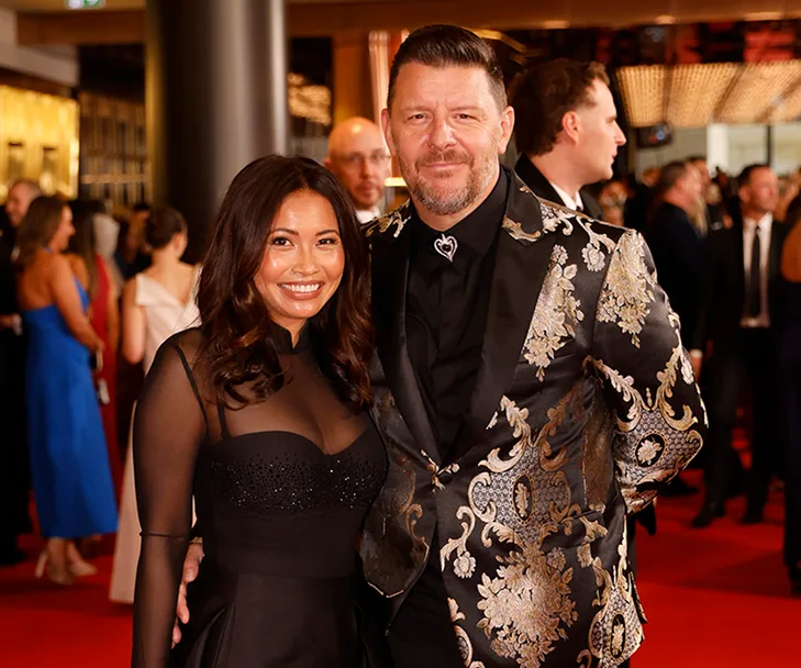Manu Feildel and his wife