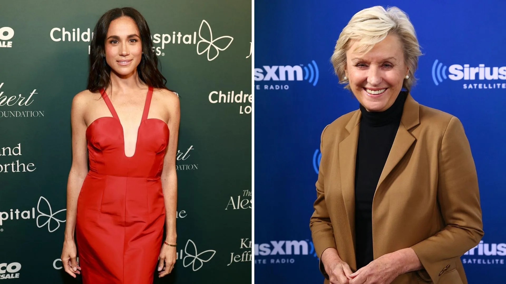 Meghan Markle and Tina Brown