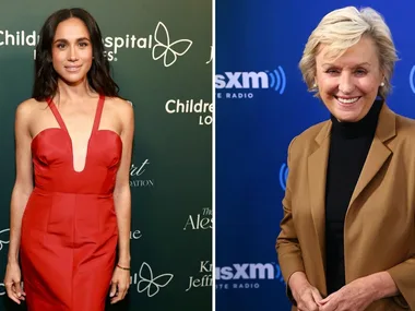 Meghan Markle and Tina Brown