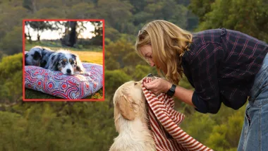 Jessica Knight and her dog Bonnie.