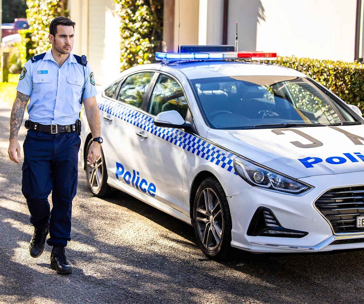 Cash (Nicholas Cartwright) confronts Tim and Eden after pulling them over on the highway.