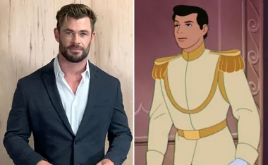 Chris Hemsworth and Prince Charming.