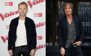 Ronan Keating and Keith Urban The Voice Australia.