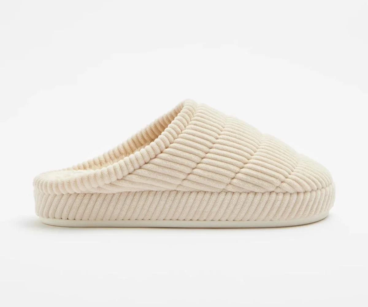 Womens Cord Puff Slipper Scuff featured in Target’s 2024 Black Friday deals.