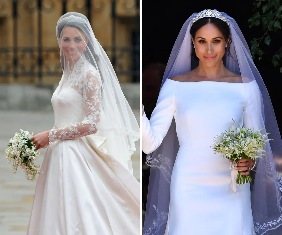 Kate Middleton and Meghan Markle's wedding bouquets