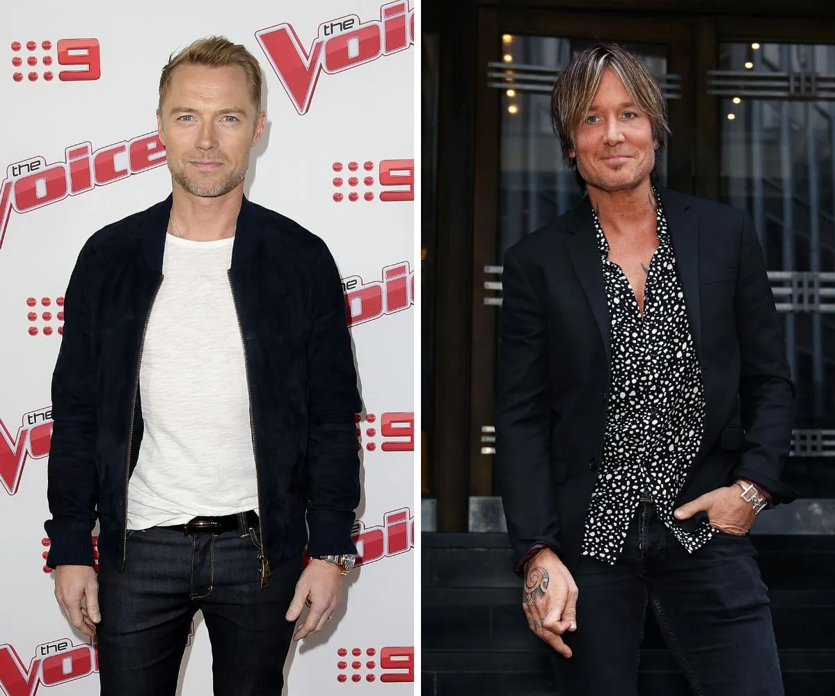 Ronan Keating and Keith Urban The Voice Australia