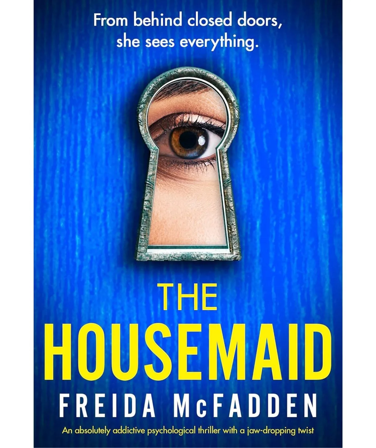 The Housemaid by Freida McFadden book cover.