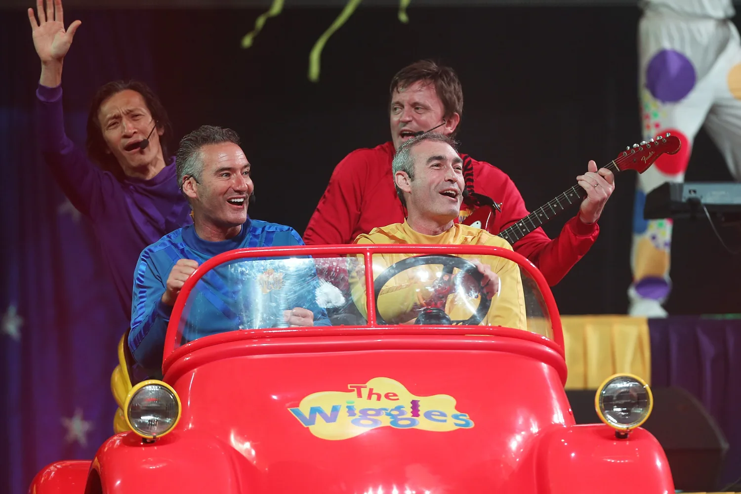 the wiggles in the big red car