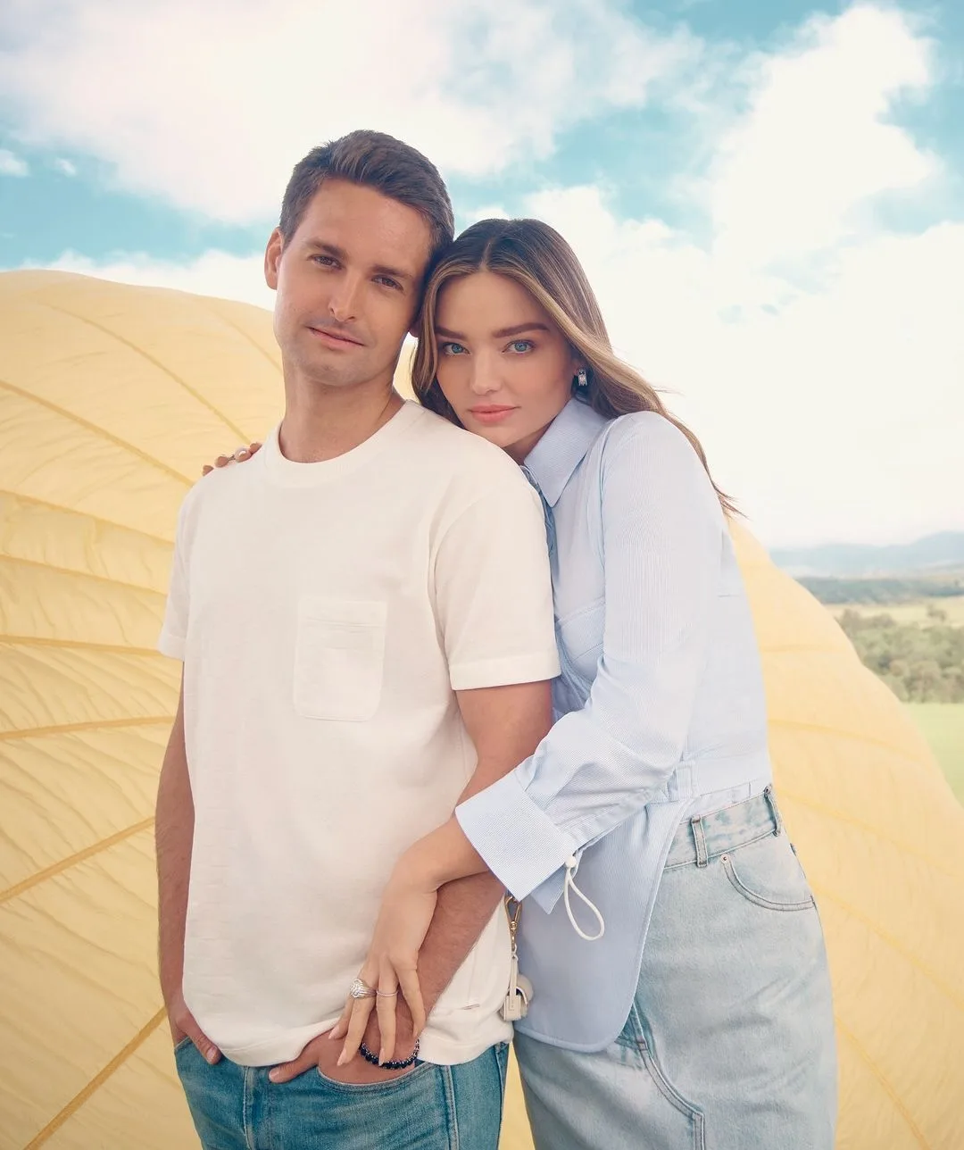 Miranda and her husband Evan Spiegel