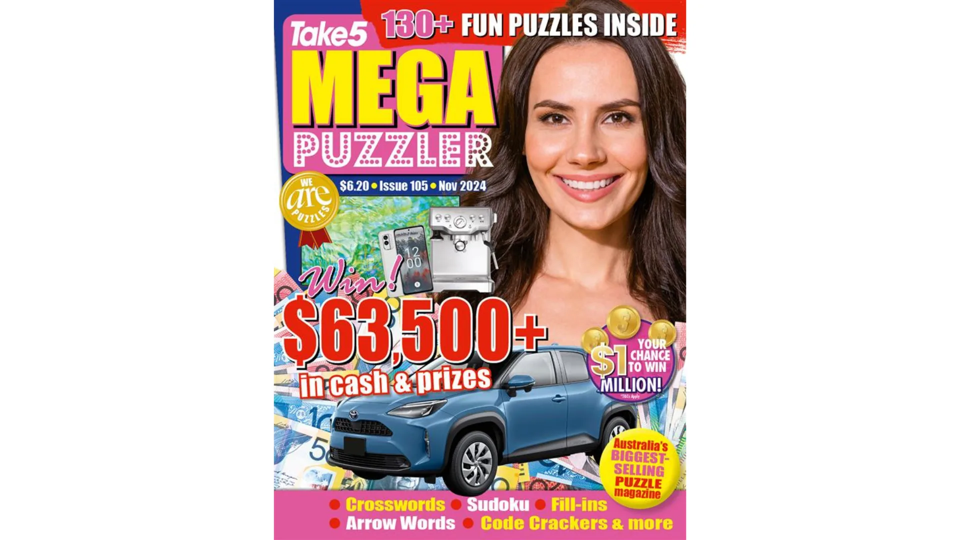Take 5 Mega Puzzler Issue 105 Now To Love