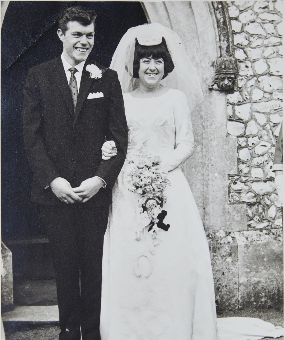 Colin and Jenny Ware on their wedding day.