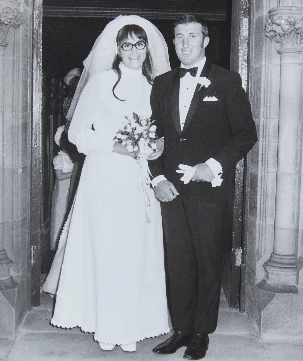 Lynne and Chicka Boyd on their wedding day.