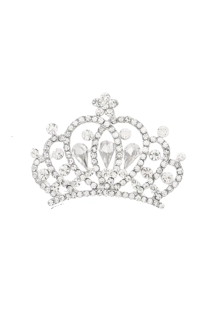 Kilshye Princess Small Tiara Combs Princess Girls Crown Comb Crystal Costume Tiaras Hair Accessories for Kids