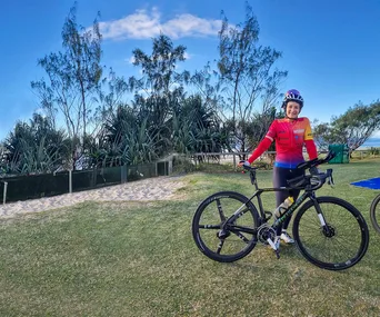 Divorced and feeling frumpy, this mum cycled around Australia!