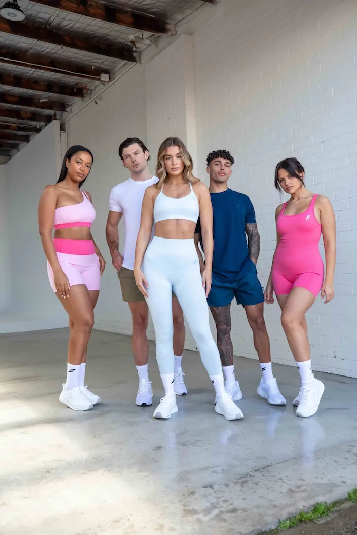 Group of men and women in activewear