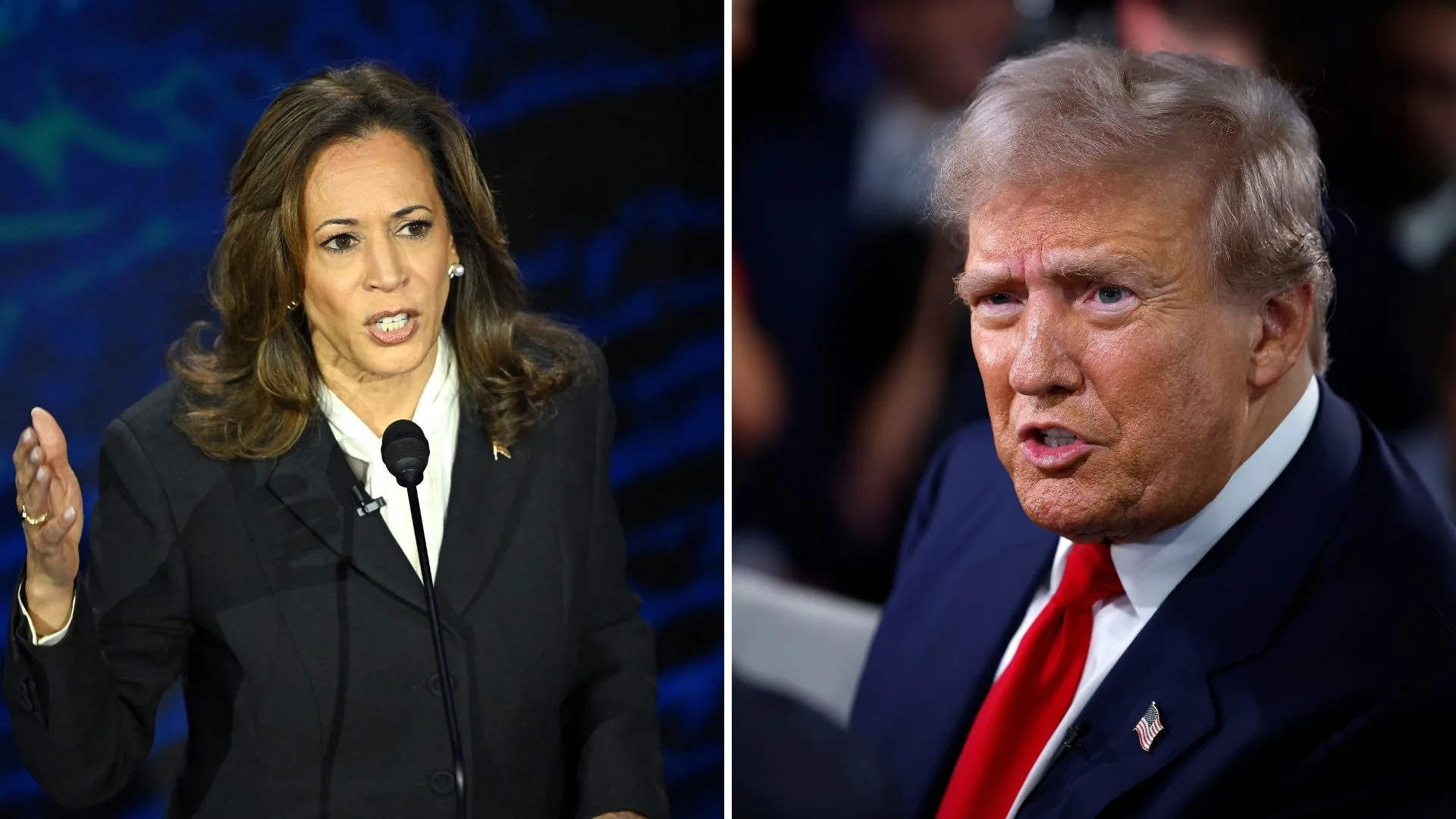 Kamala Harris and Donald Trump