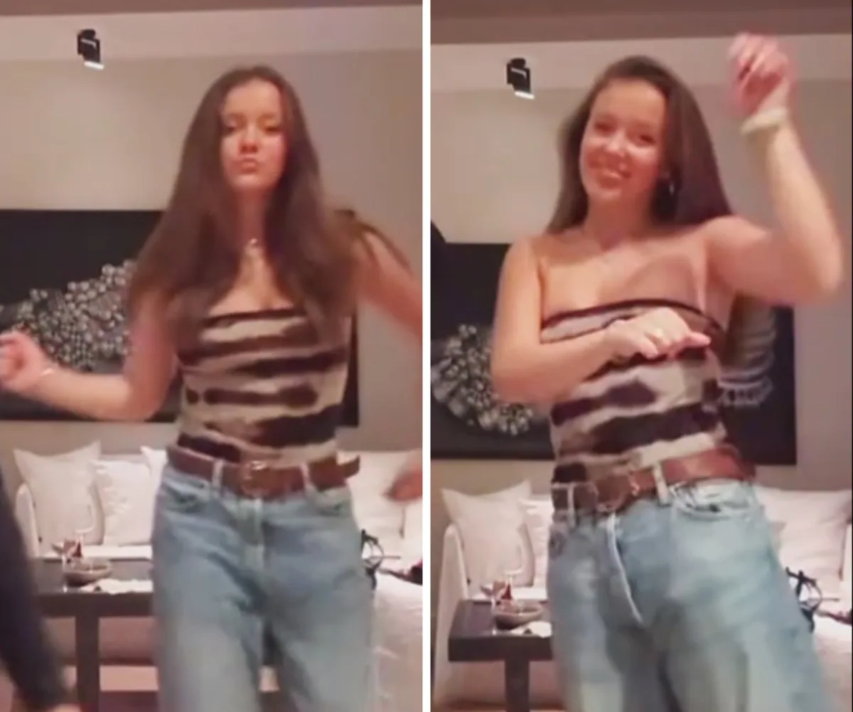 princess isabella dancing and singing on tiktok