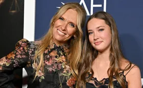 Toni Collette with her daughter Sage