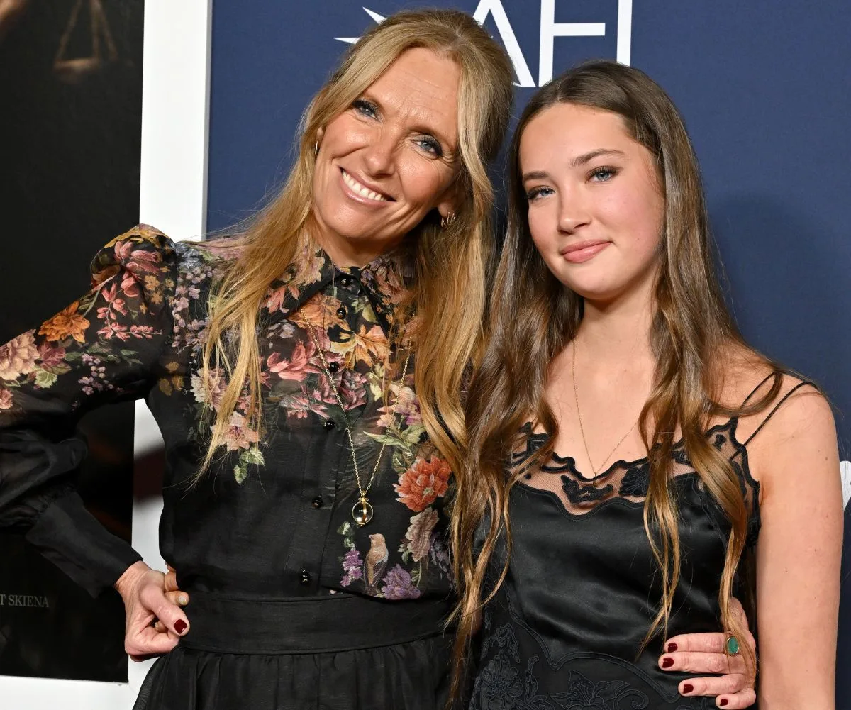 Toni Collette with her daughter Sage