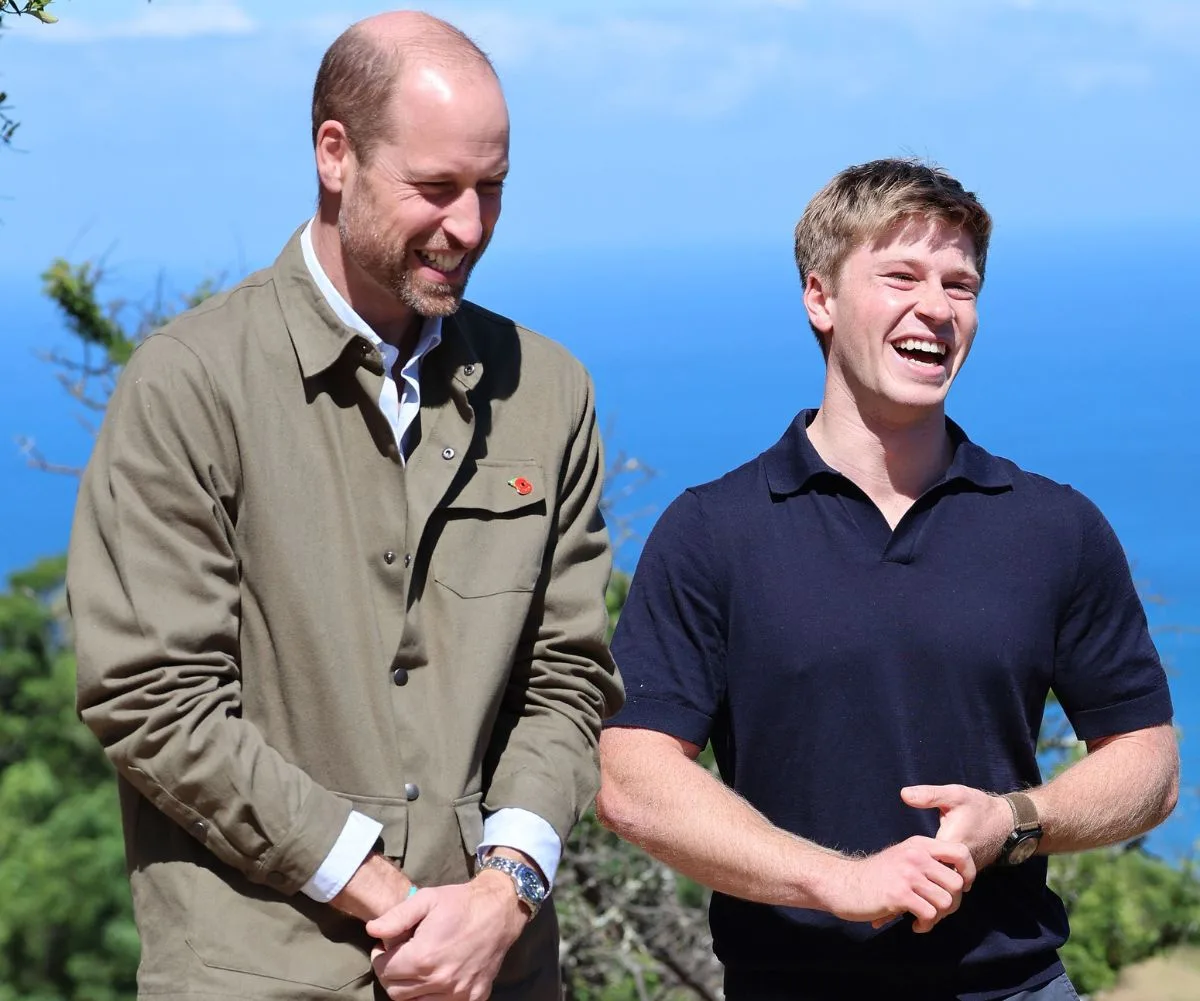 Prince William and Robert Irwin