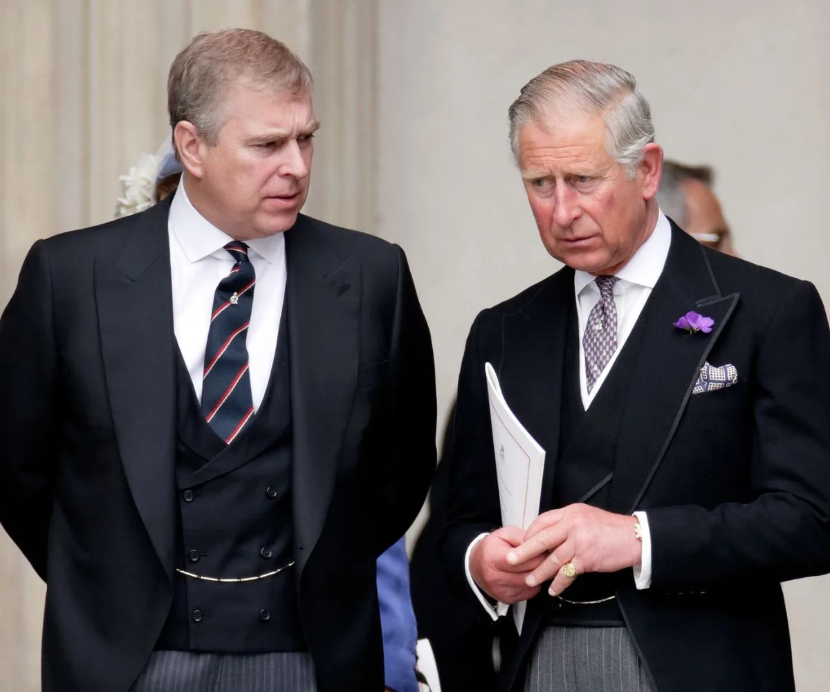 King Charles and Prince Andrew tense relationship