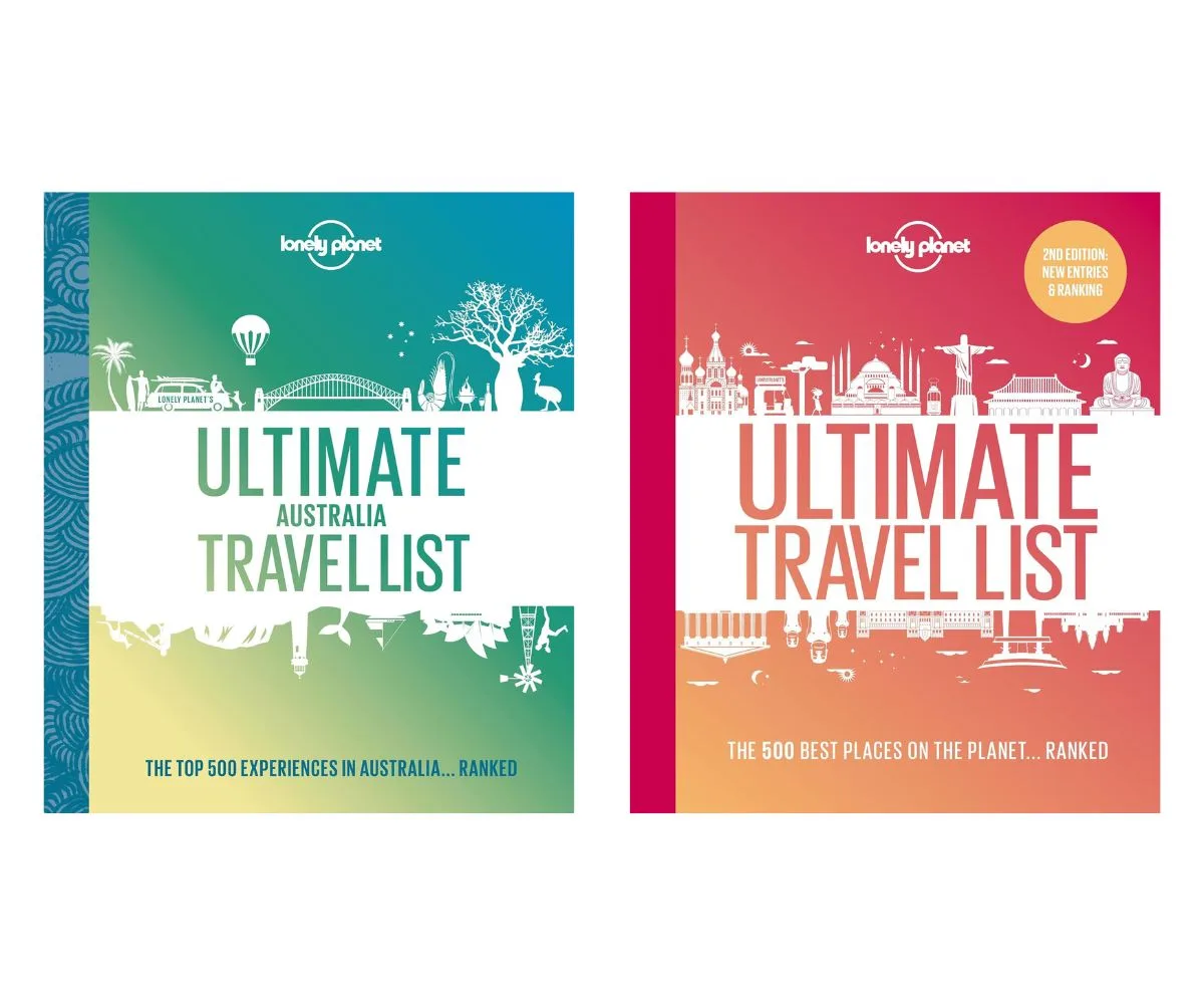 Lonely Planet travel list books