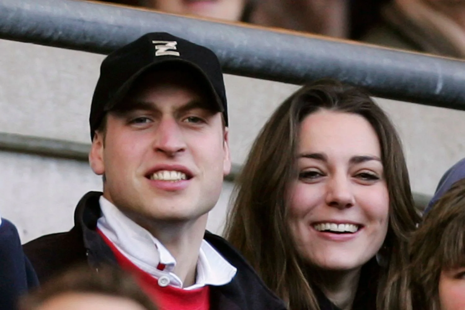 Prince William and Kate Middleton watch a match 