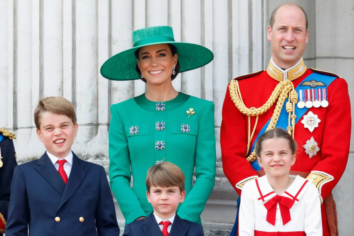 Prince William, Kate Middleton, Prince George, Princess Charlotte and Prince George