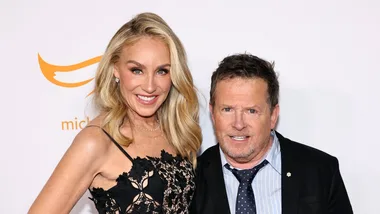 NEW YORK, NEW YORK - NOVEMBER 15: (L-R) Tracy Pollan and Michael J. Fox attend the 2025 A Funny Thing Happened On The Way To Cure Parkinson's on November 15, 2025 in New York City. (Photo by Jamie McCarthy/Getty Images for The Michael J. Fox Foundation)