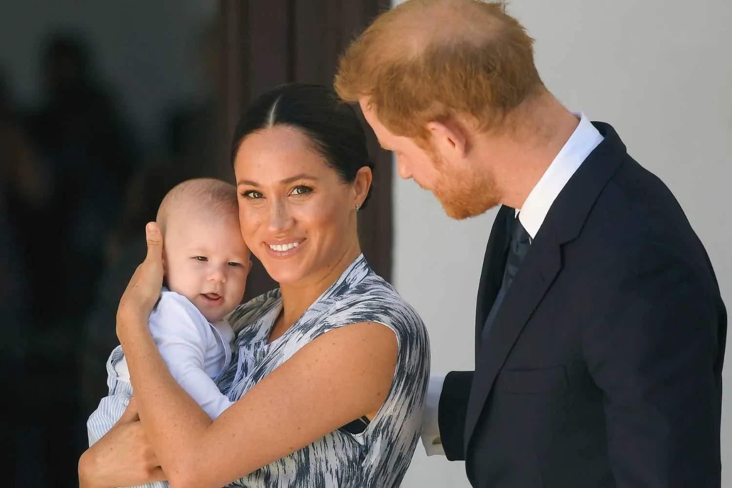 Meghan Markle and Prince Harry with baby Archie