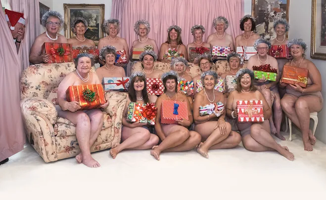 I posed nude for a charity calendar at 76!