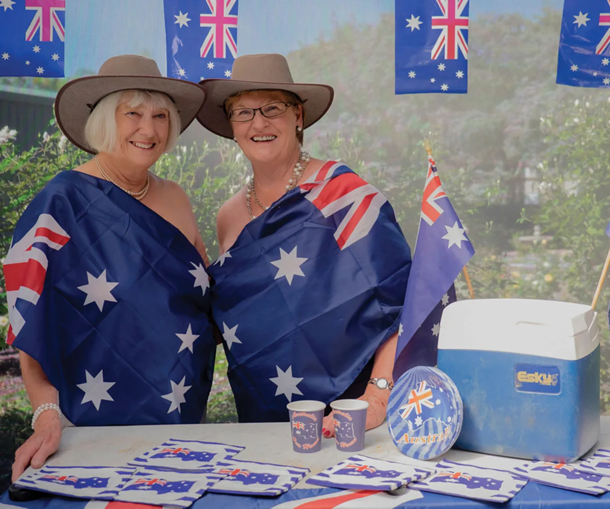 Australia Day themed photo shoot for the month of January for the Cancer Council charity calendar.