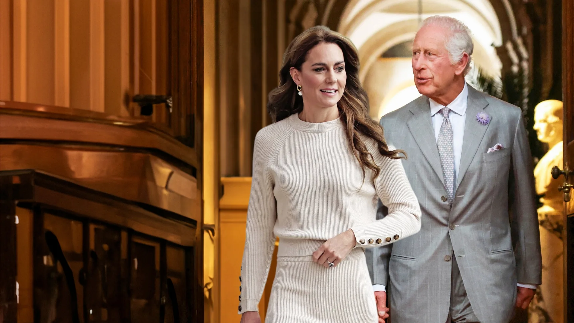 Queen Kate in the making! Royal sources say the princess has been meeting with Charles. (Image: Getty)